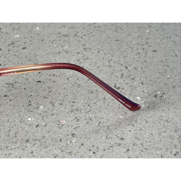 MODERN Speckle Eyeglasses Frames ONLY Purple 46-17-135 Purple/Crystal Full Rim - Picture 5 of 11